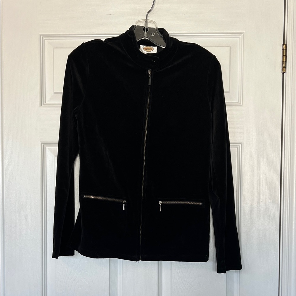 Talbots Black Velvet Women's sweater
